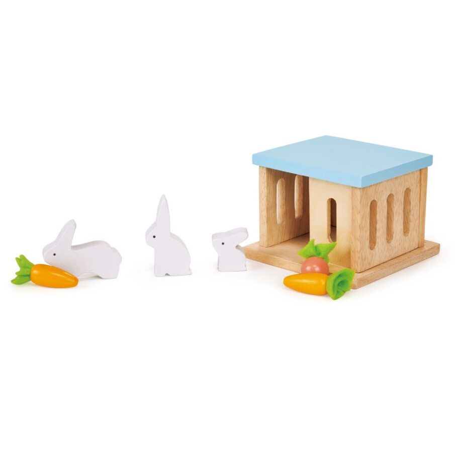 Rabbit Hutch Pet Set Dolls House Accessory Extension Mentari