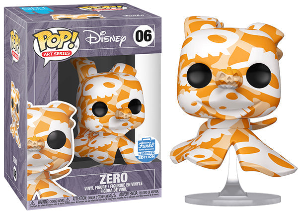 #06 Zero ART SERIES Nightmare Before Christmas NBC Disney Funko Pop in Stack
