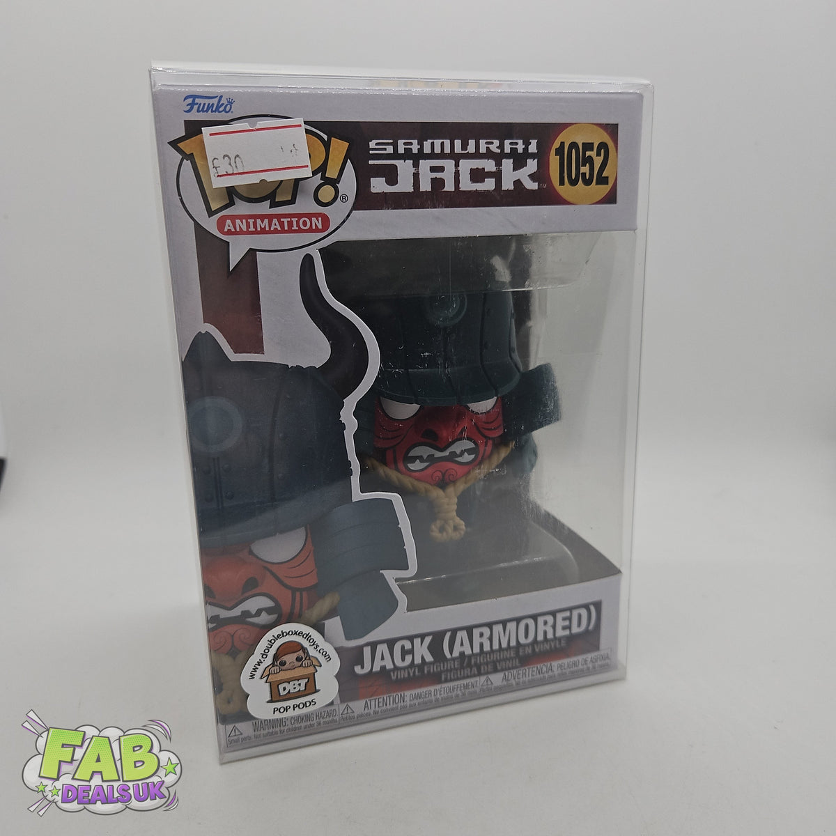 #1052 Samurai Jack Armored CHASE (NO STICKER) Animation Funko Pop