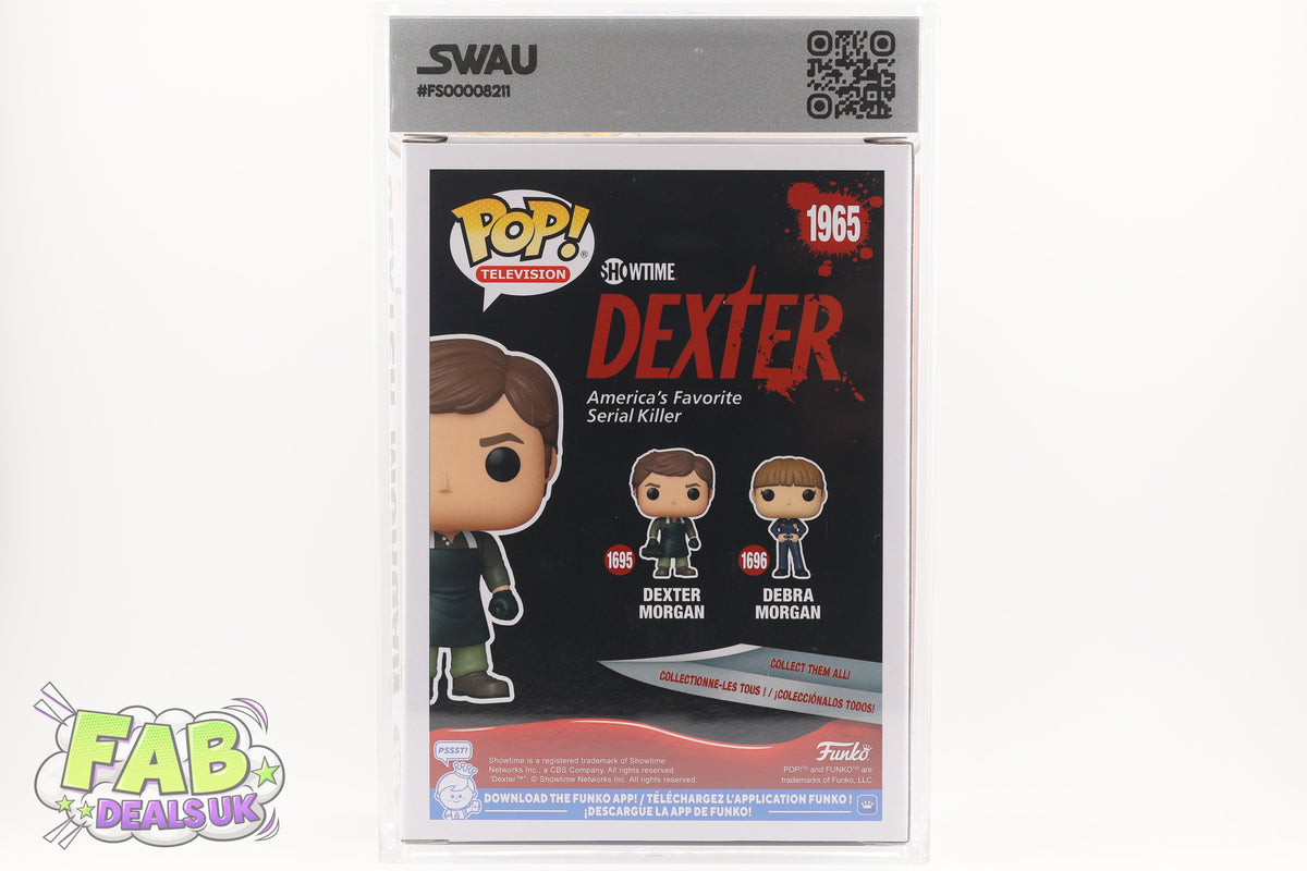 #1965 Dexter Morgan Horror Television Graded and SWAU Encapsulated Funko Pop Grade 8.5