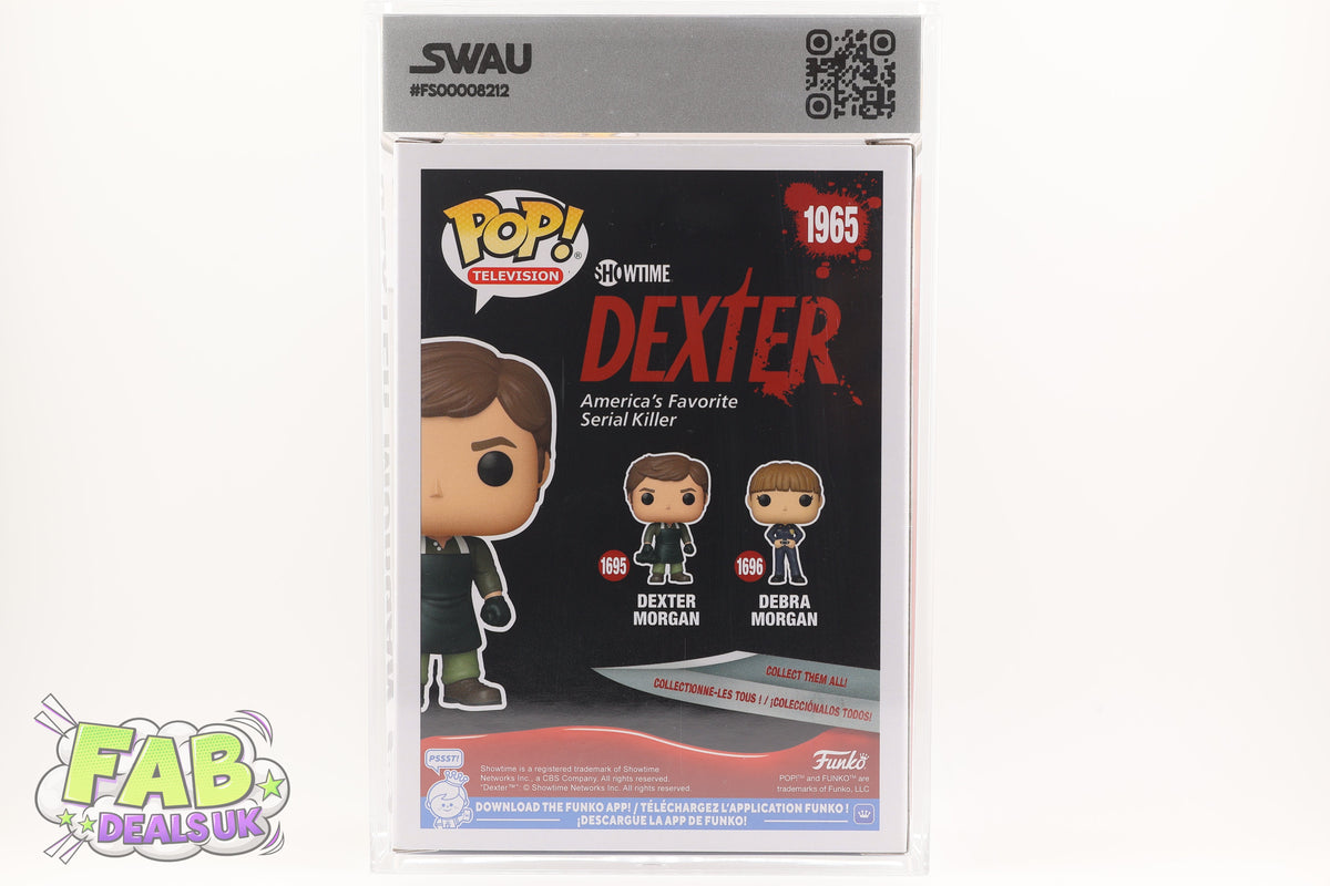 #1965 Dexter Morgan Horror Television Graded and SWAU Encapsulated Funko Pop Grade 8.5