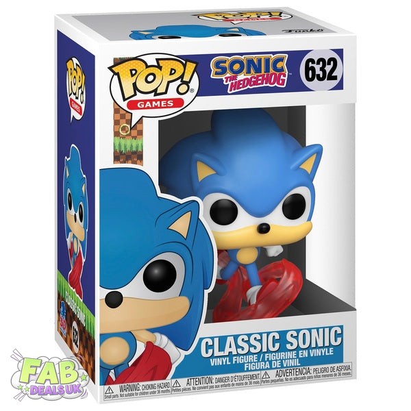 #632 Classic Sonic the Hedgehog Games Funko Pop