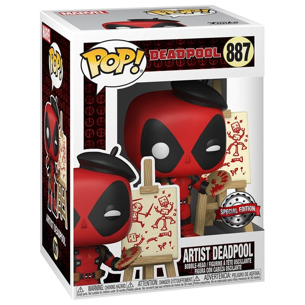 #887 Artist Deadpool Marvel Funko Pop