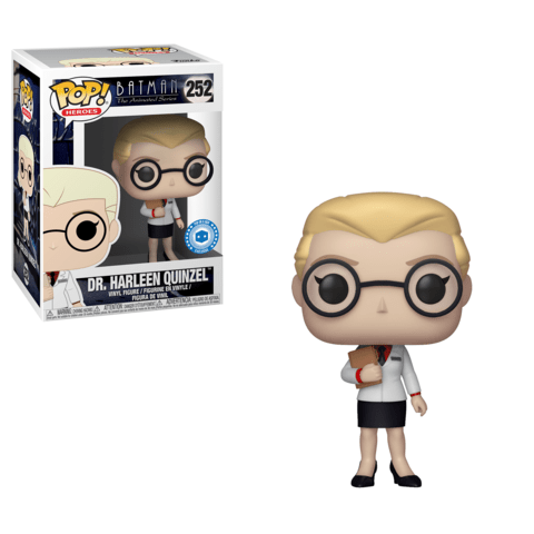 #252 Dr Harleen Quinzel Harley Quinn Batman POP IN A BOX DC Heroes Funko Pop