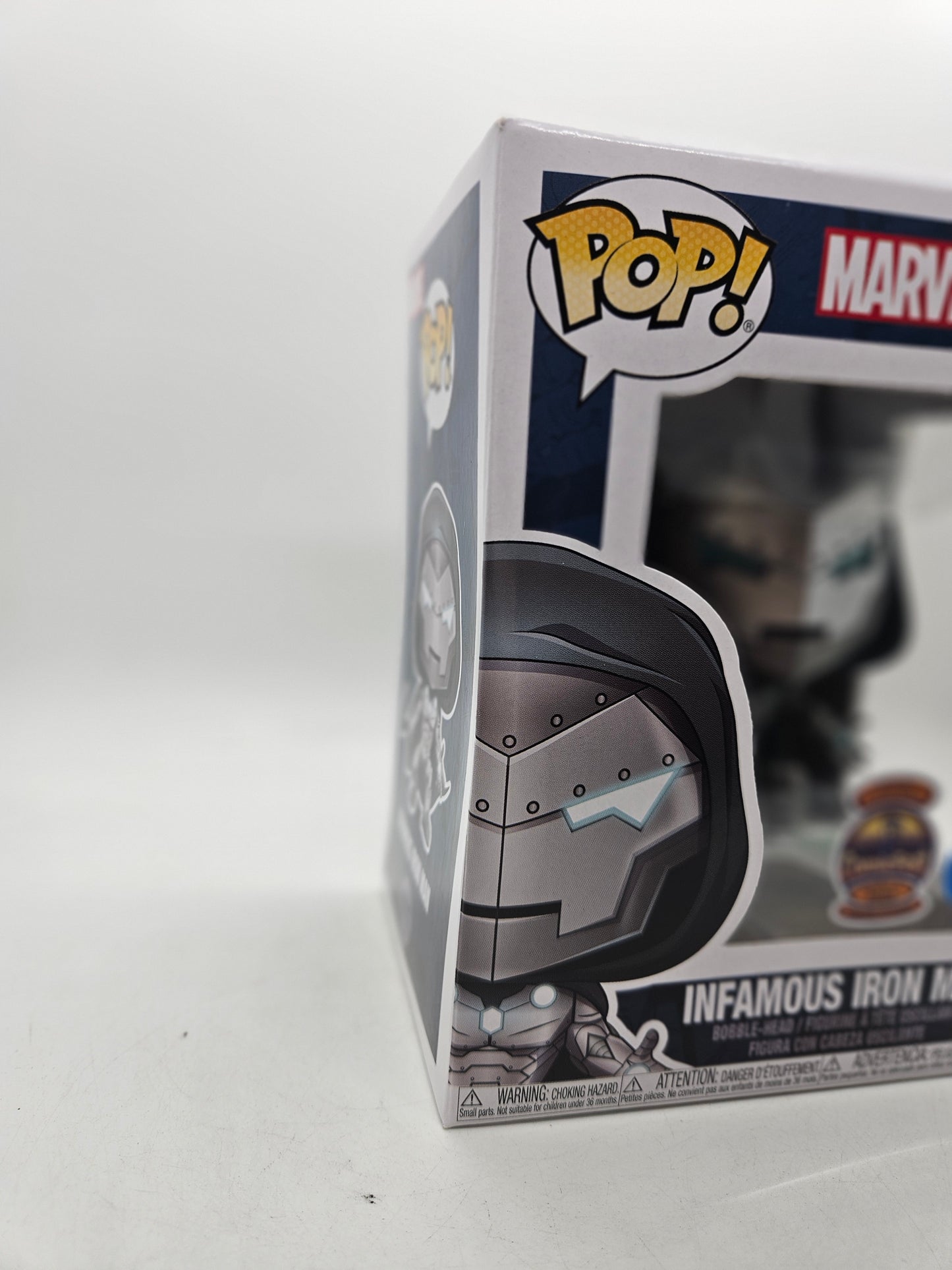 #677 Infamous Iron Man GLOW COMICFEST 30,000pcs LE PX PREVIEWS Marvel Funko Pop in Stack