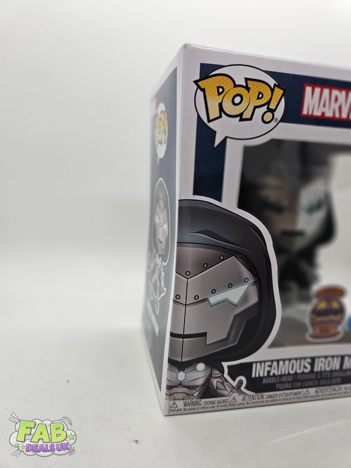 #677 Infamous Iron Man GLOW COMICFEST 30,000pcs LE PX PREVIEWS Marvel Funko Pop in Stack