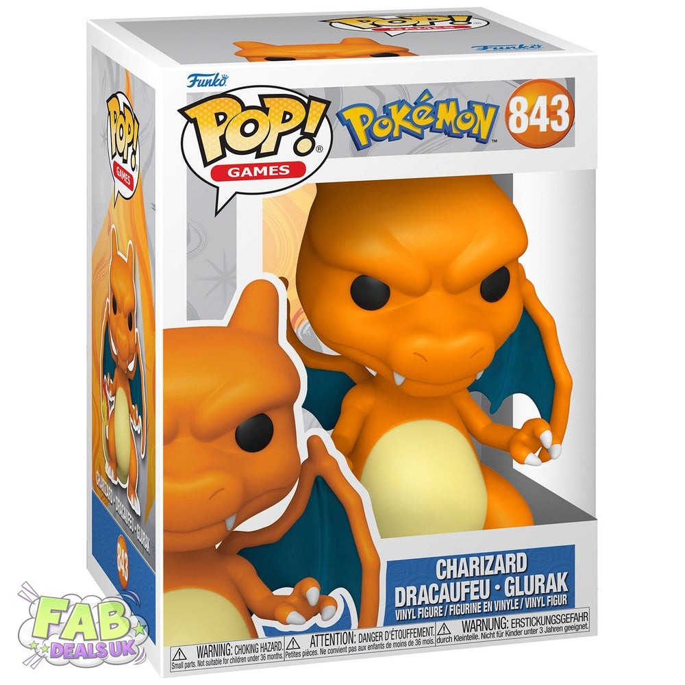 #843 Charizard Pokemon Games Funko Pop