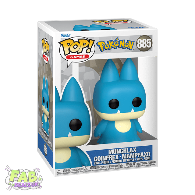 #885 Munchlax Pokemon Games Funko Pop