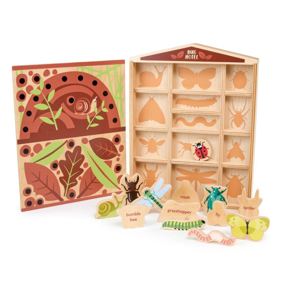 The Bug Hotel Creepy Crawlies Wooden Tender Leaf Toys