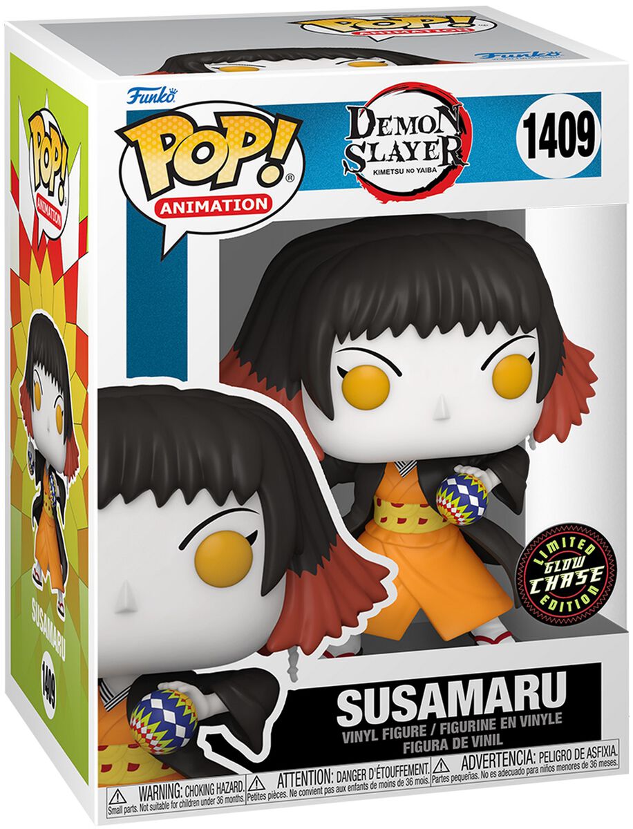#1409 Susamaru GLOW CHASE Demon Slayer Animation Funko Pop