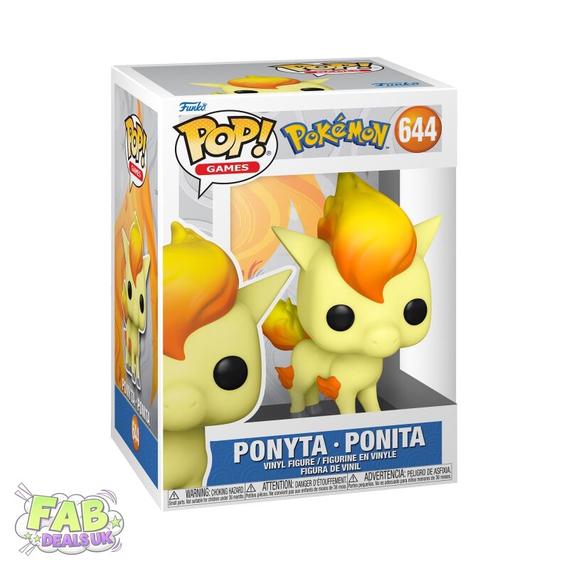 #644 Ponyta Pokemon Games Funko Pop