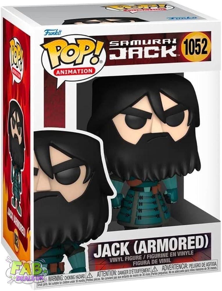#1052 Jack (Armored) Samurai Jack Animation Funko Pop