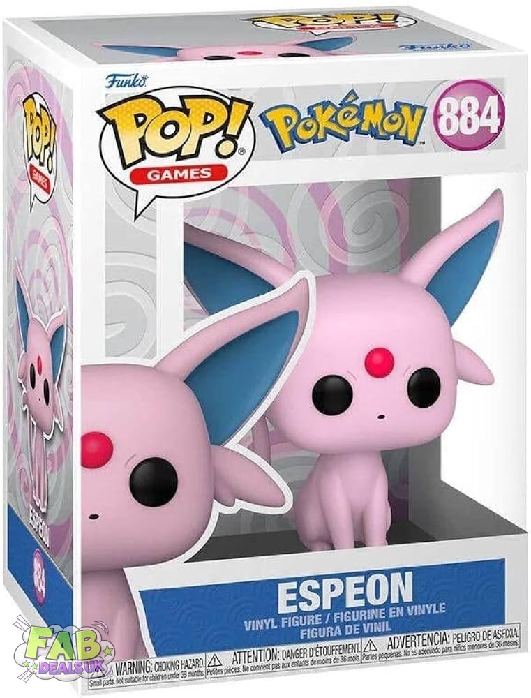 #884 Espeon Eevee / Eeveelution Pokemon Games Funko Pop