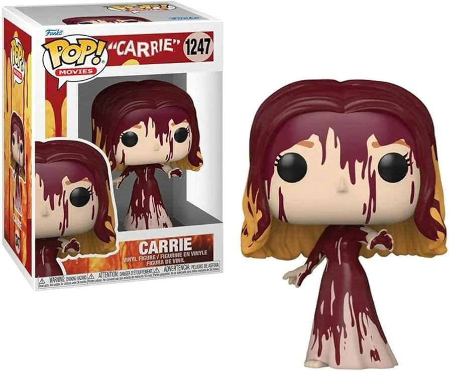 #1247 Carrie Telekinesis Bloody Horror Movies Funko Pop