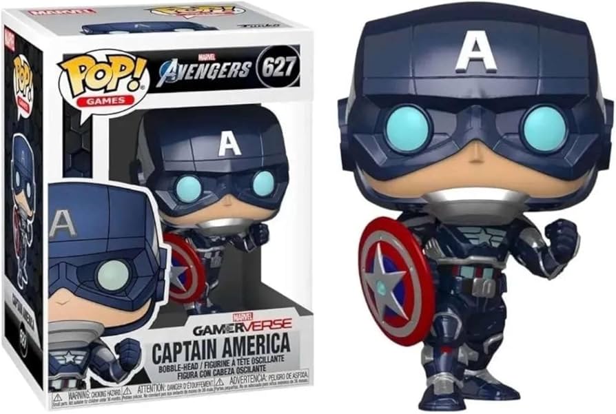 #627 Captain America Avengers Gamerverse Marvel Games Funko Pop