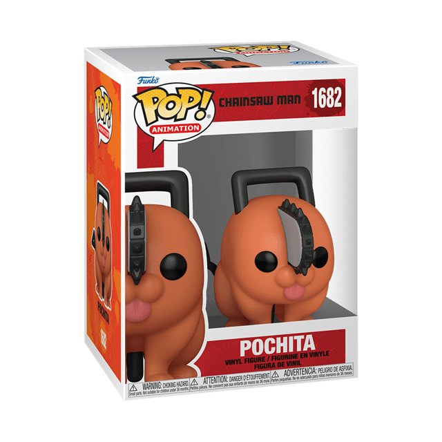 #1682 Pochita Chainsaw Man Animation Funko Pop