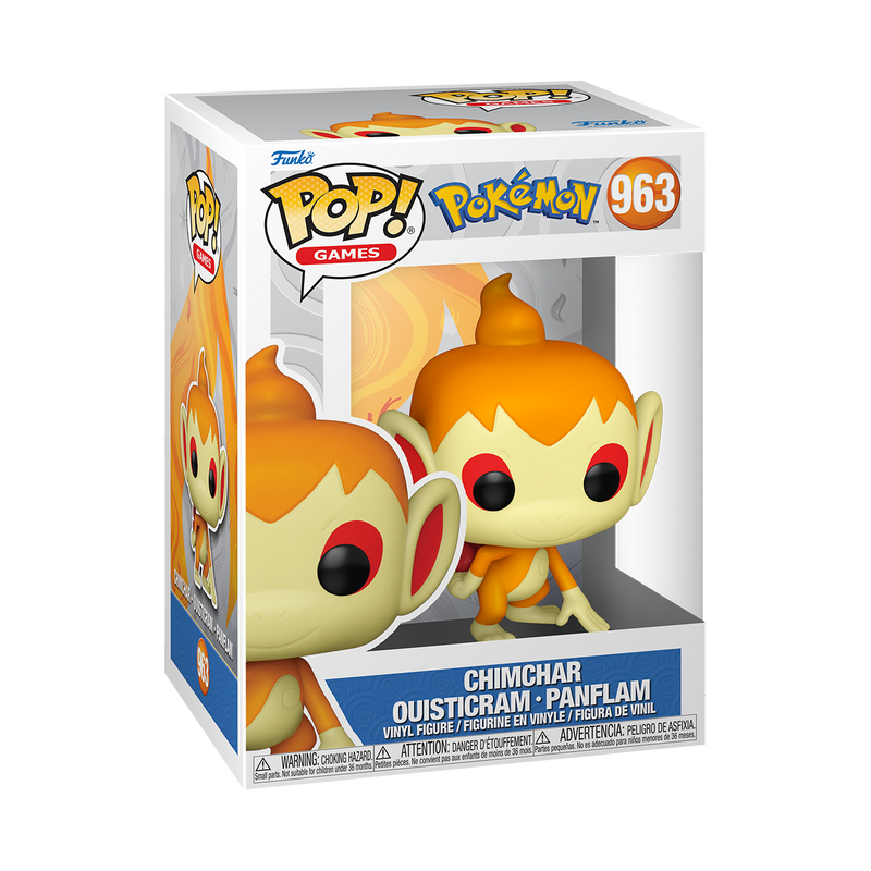 #963 Chimchar Pokemon Games Funko Pop