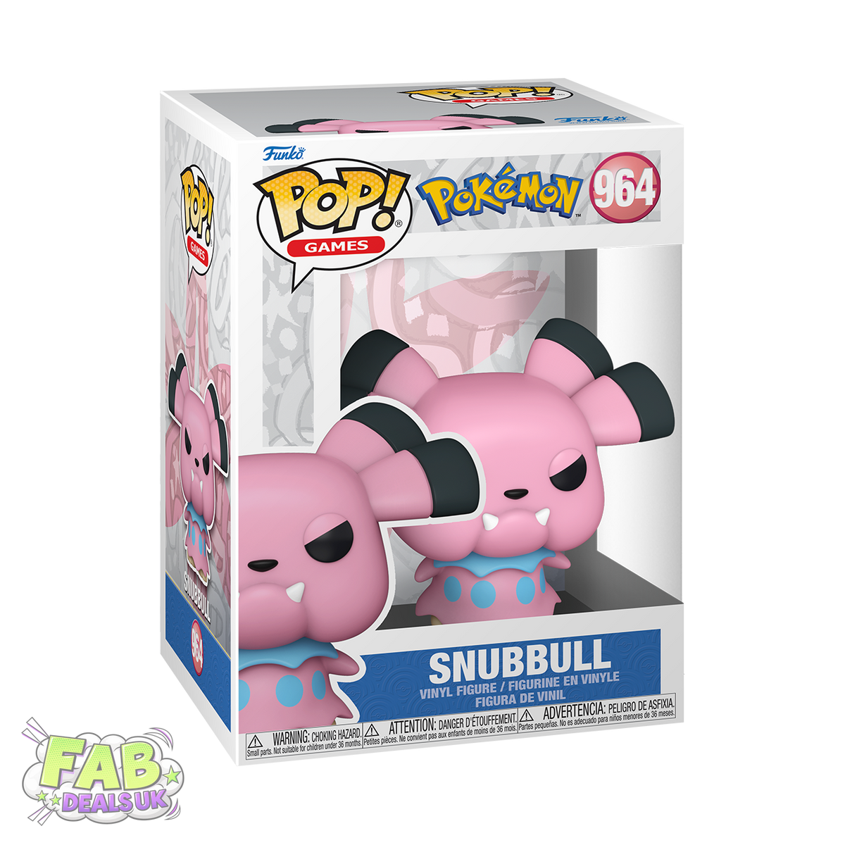 #964 Snubbull Pokemon Games Funko Pop