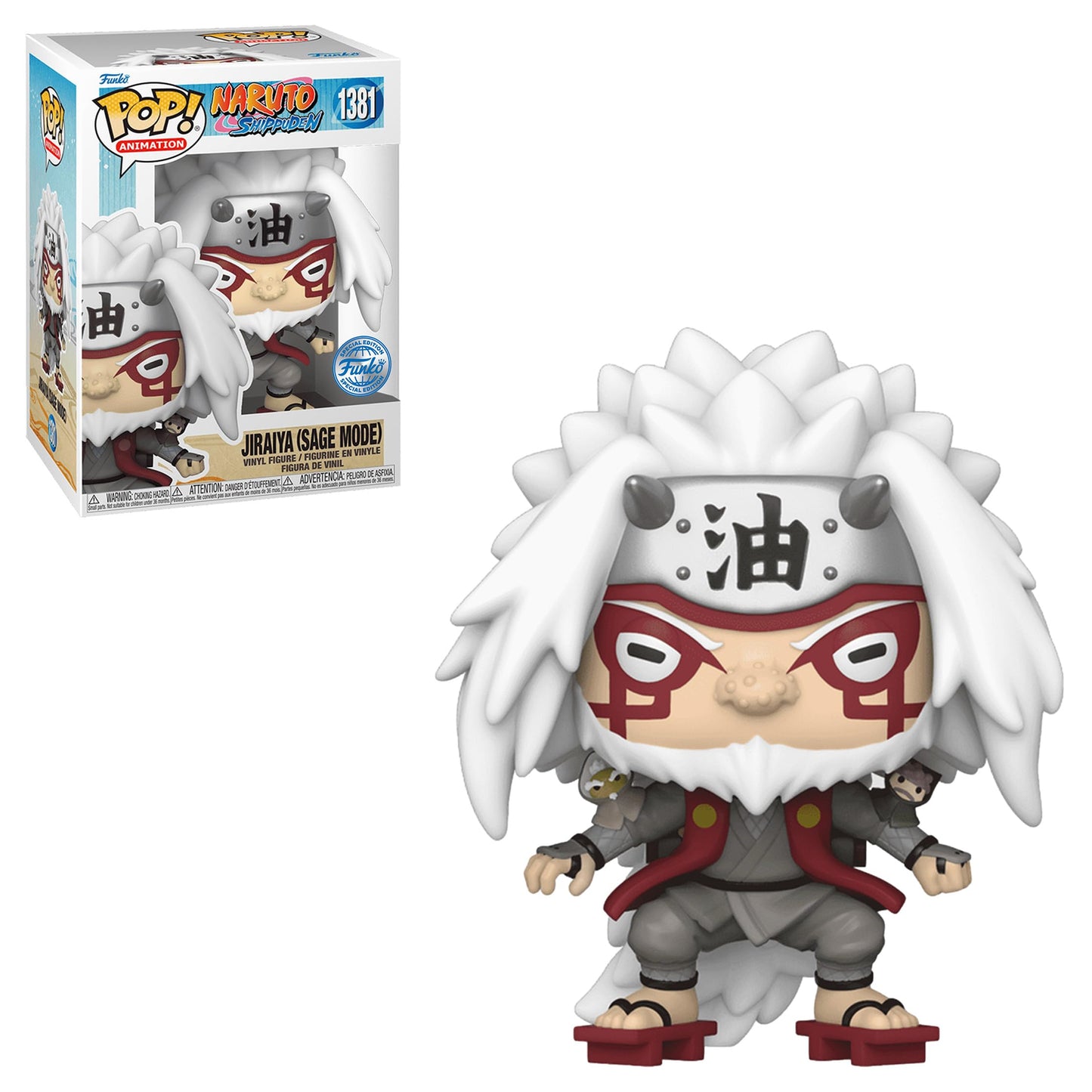 #1381 Jiraiya Sage Mode Naruto Shippuden Animation Funko Pop