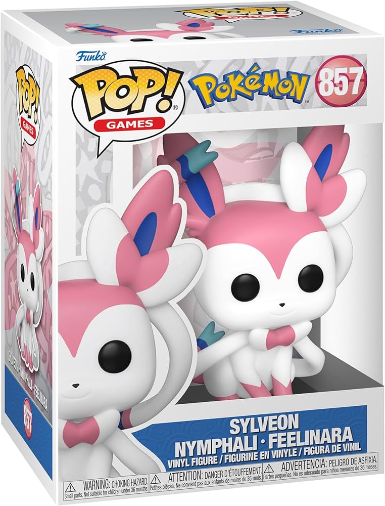 #857 Sylveon Eevee / Eeveelution Pokemon Games Funko Pop