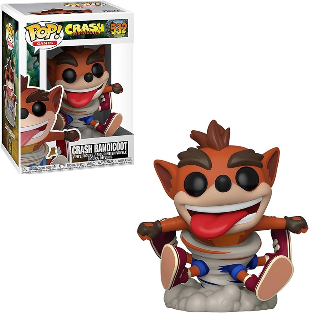 #532 Crash Bandicoot Spinning Games Funko Pop