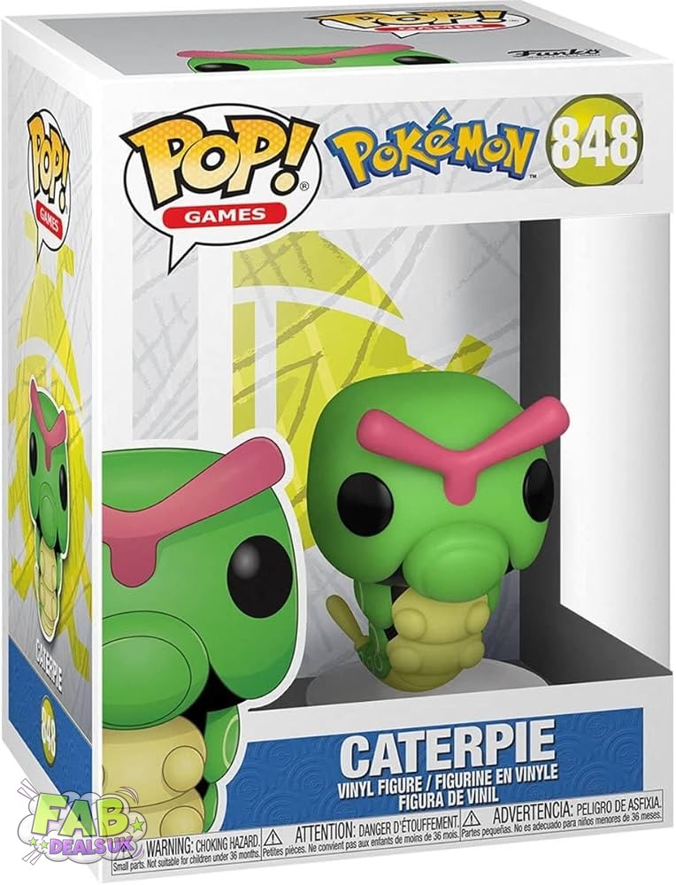 #848 Caterpie Pokemon Games Funko Pop