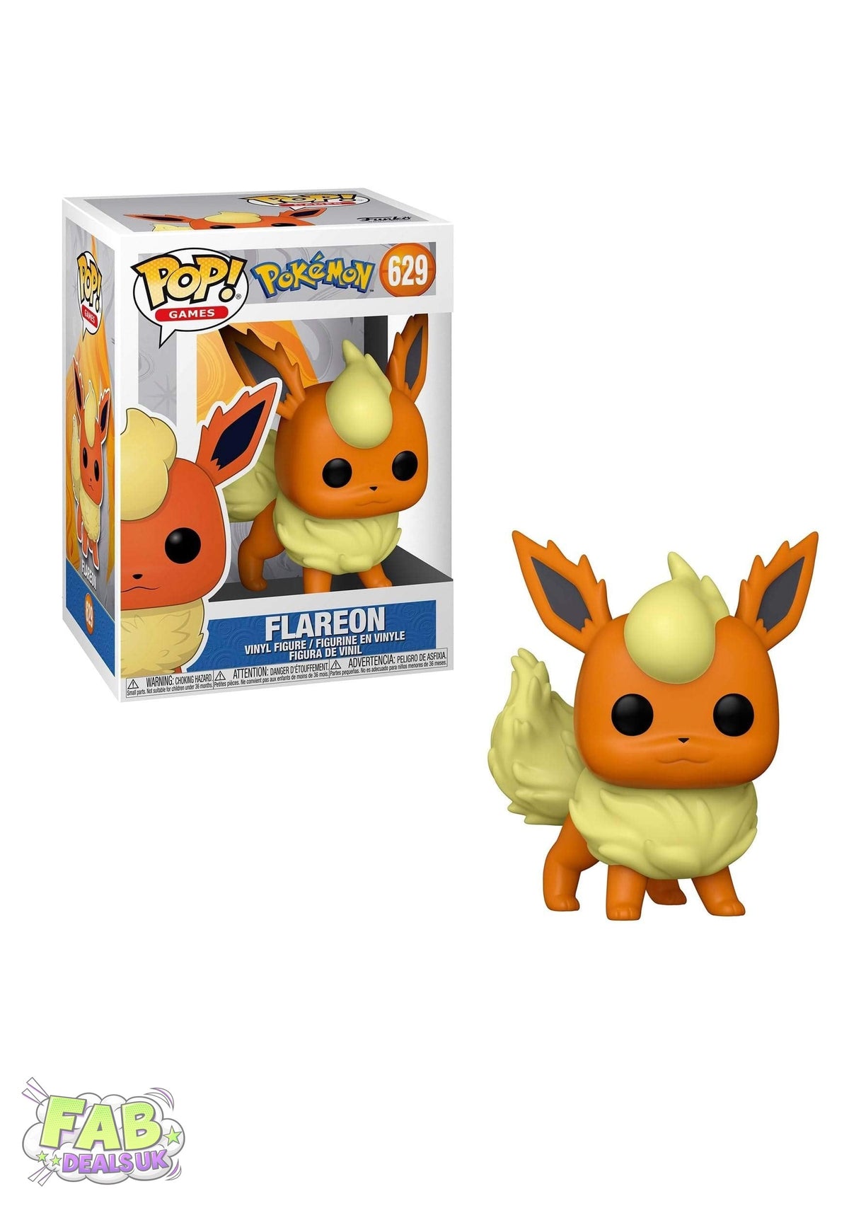#629 Flareon Pokemon Games Funko Pop