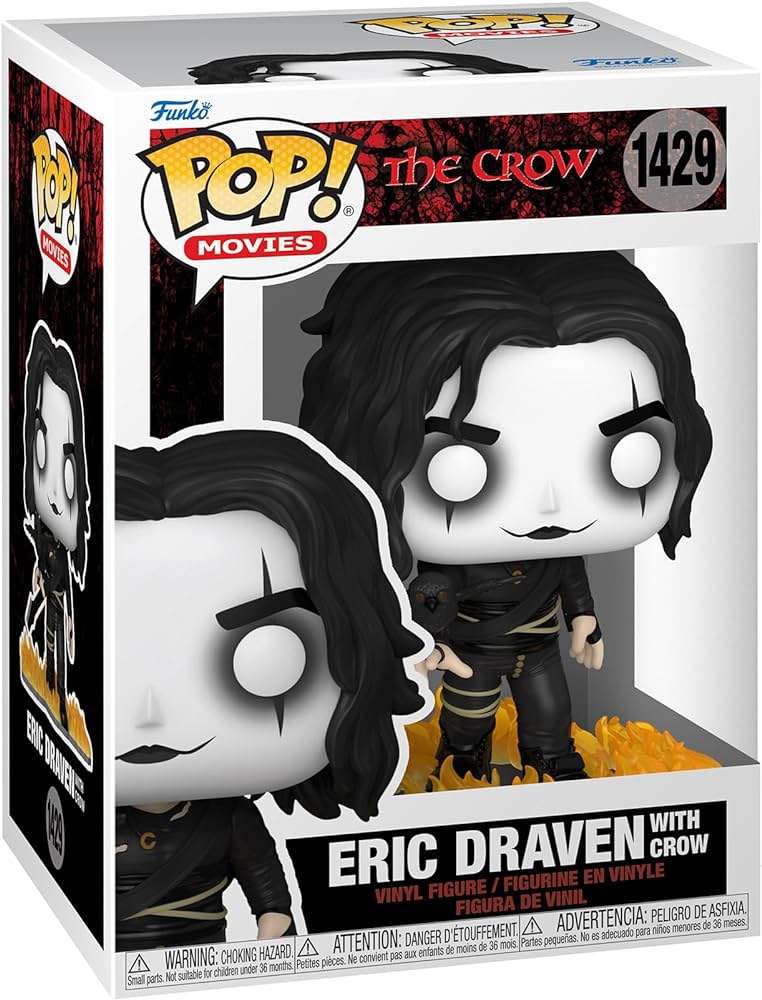 #1429 Eric Draven with Crow Horror Movies Funko Pop