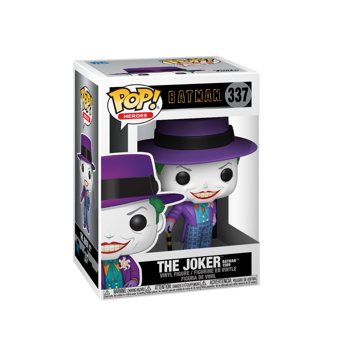 #337 The Joker Batman 1989 Batman DC Heroes Funko Pop