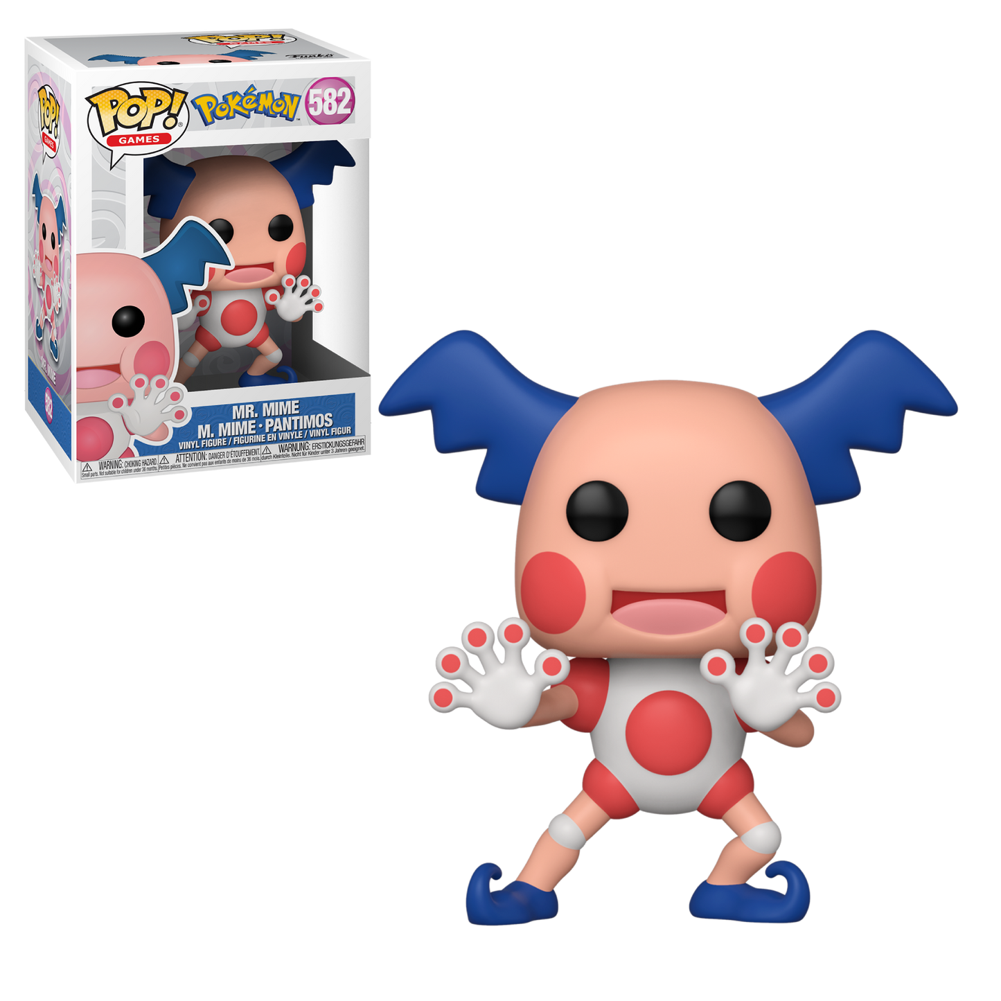 #582 Mr Mime Pokemon Games Funko Pop