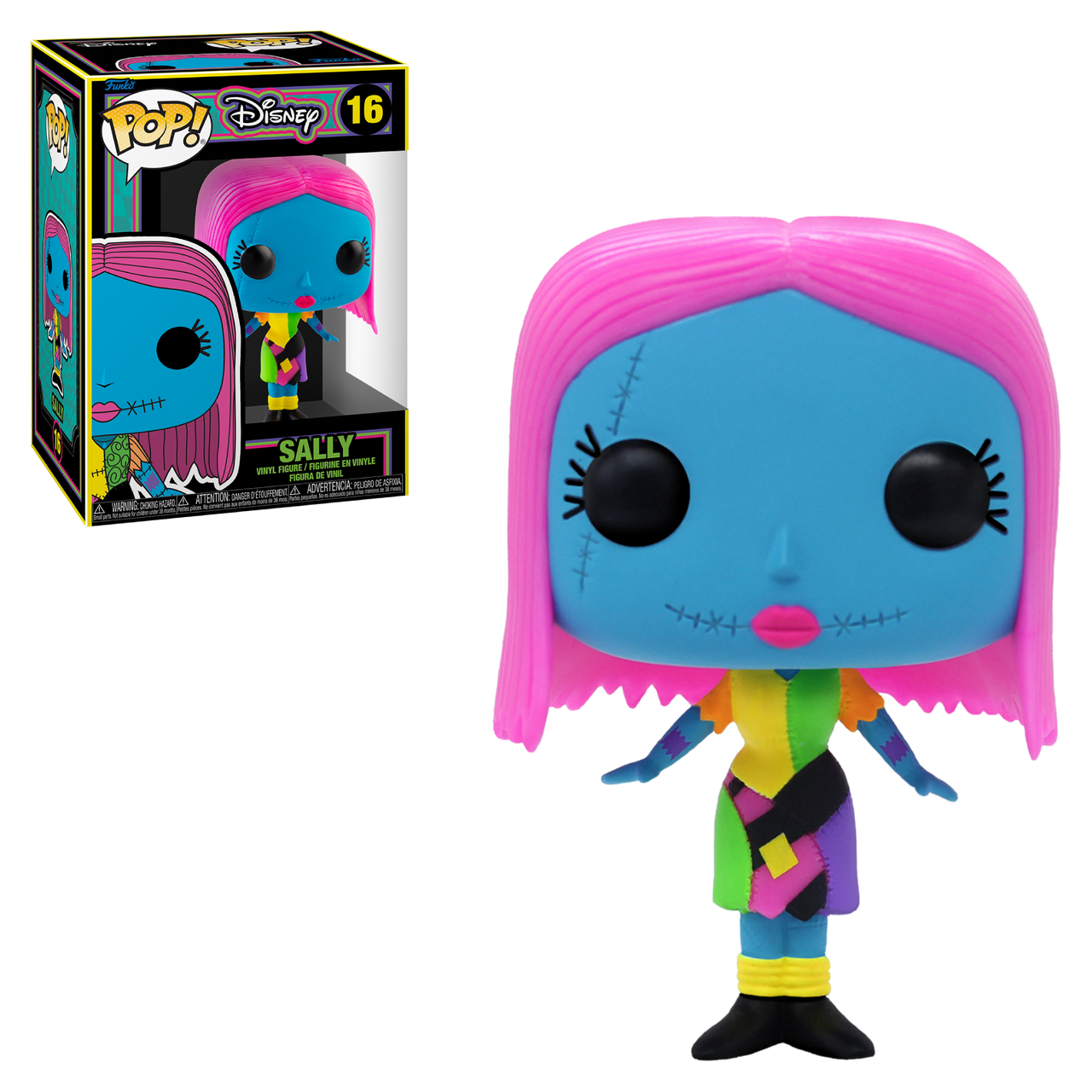 #16 Sally Blacklight Nightmare Before Christmas NBC Disney Funko Pop