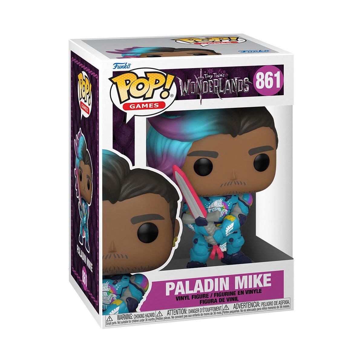 #861 Paladin Mike Tiny Tina's Wonderlands Games Funko Pop
