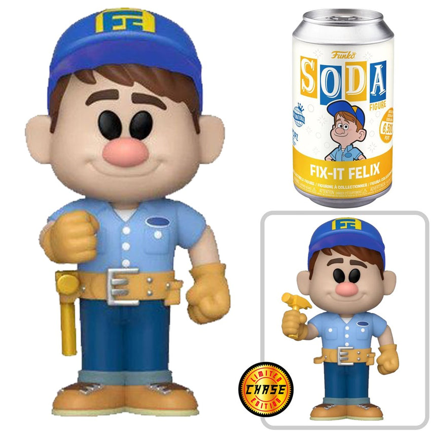 Fix it Felix Wreck-it Ralph Disney Funko Soda International 6,500pc Chance of Chase