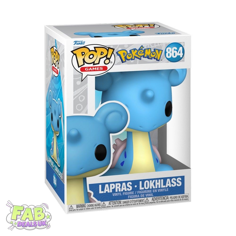 #864 Lapras Pokemon Games Funko Pop