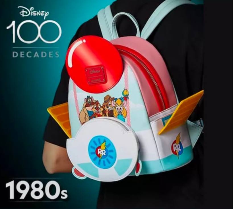 Chip 'n' Dale's Rescue Rangers Disney 100 Decades Loungefly Mini Backpack