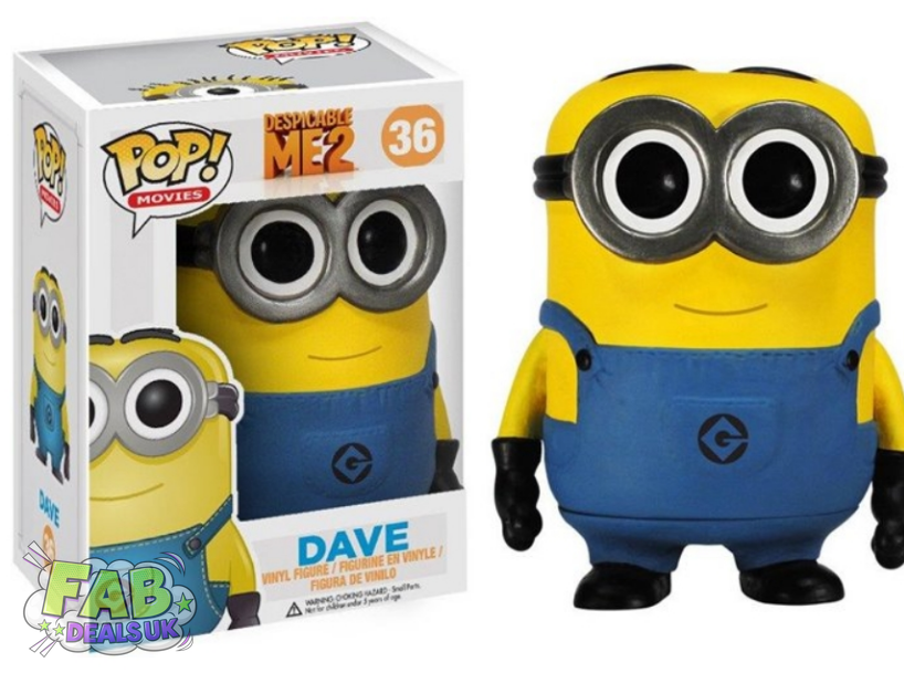 #36 Dave Despicable Me 2 Minions Movies Funko Pop