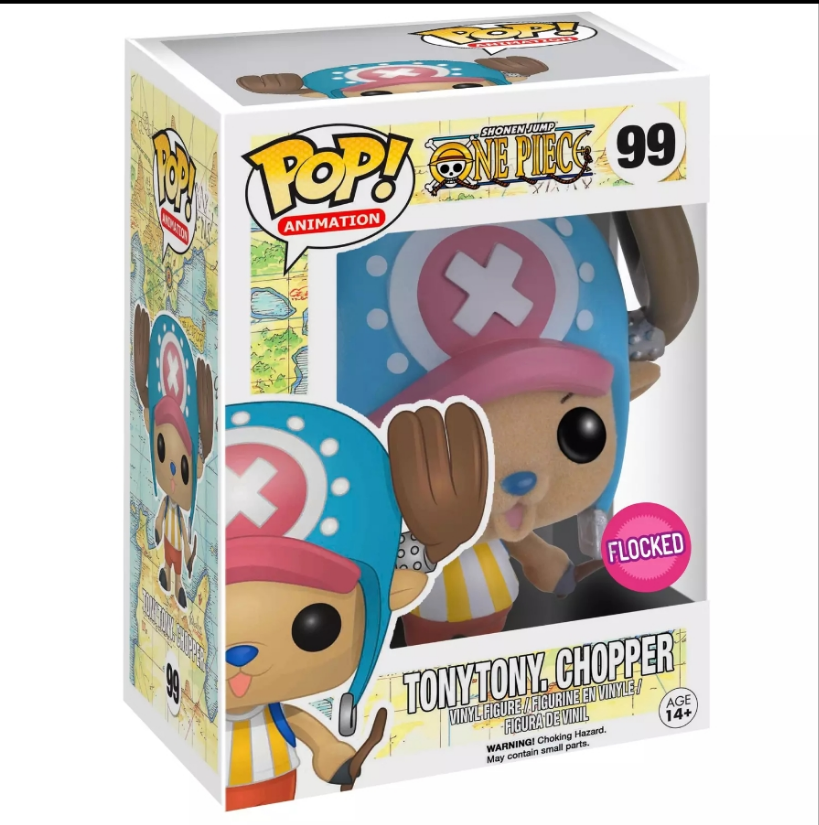 #99 Tony Tony Chopper FLOCKED One Piece Animation Funko Pop