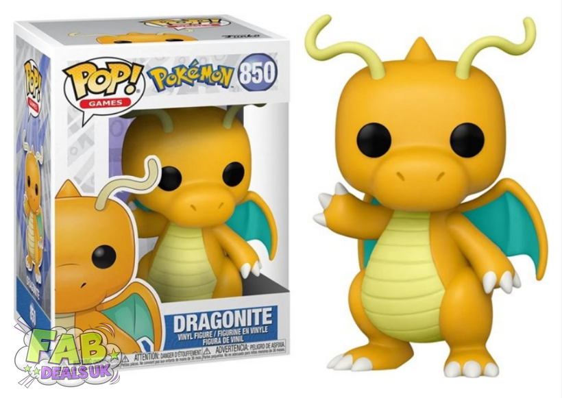 #850 Dragonite Pokemon Games Funko Pop