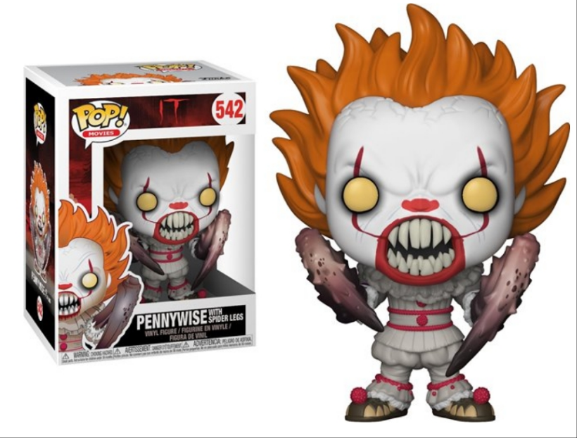 #542 Pennywise with Spider Legs IT Horror Movies Funko Pop