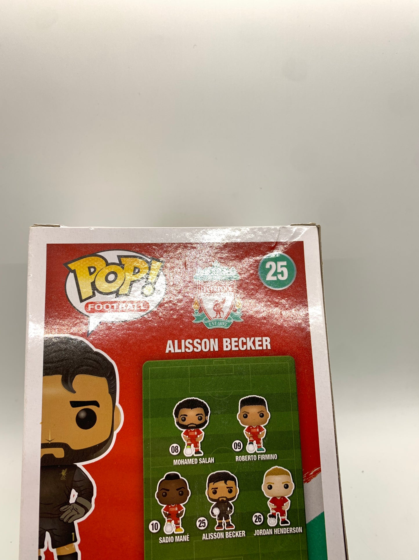#25 Alisson Becker Liverpool FC Football Funko Pop