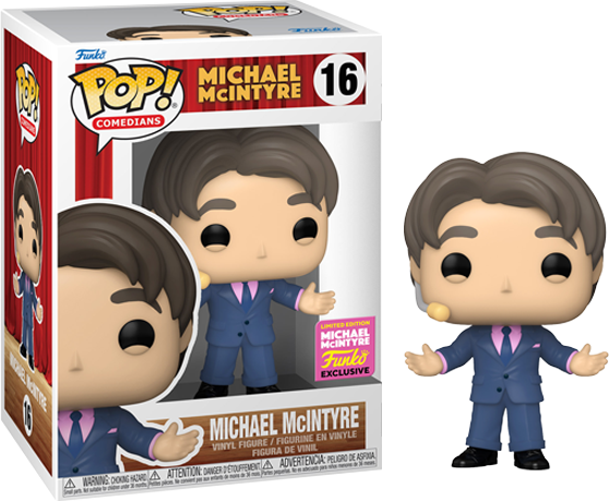 #16 Michael Mcintyre Funko Exclusive Comedian Funko pop