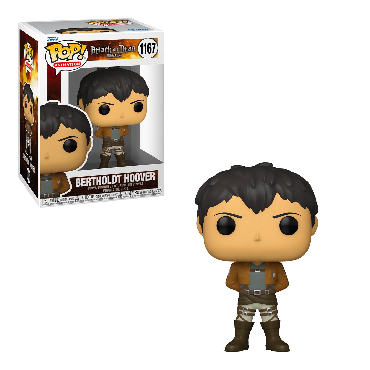 #1167 Bertholdt Hoover Attack On Titan Animation Funko Pop
