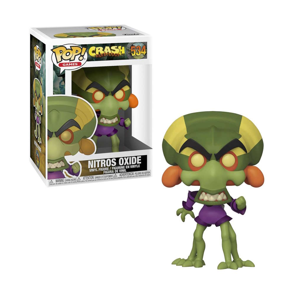 #534 Nitros Oxide Crash Bandicoot Games Funko Pop