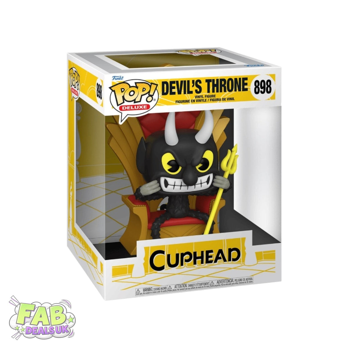 #898 Devil's Throne Cuphead Games Deluxe 6 Inch Funko Pop