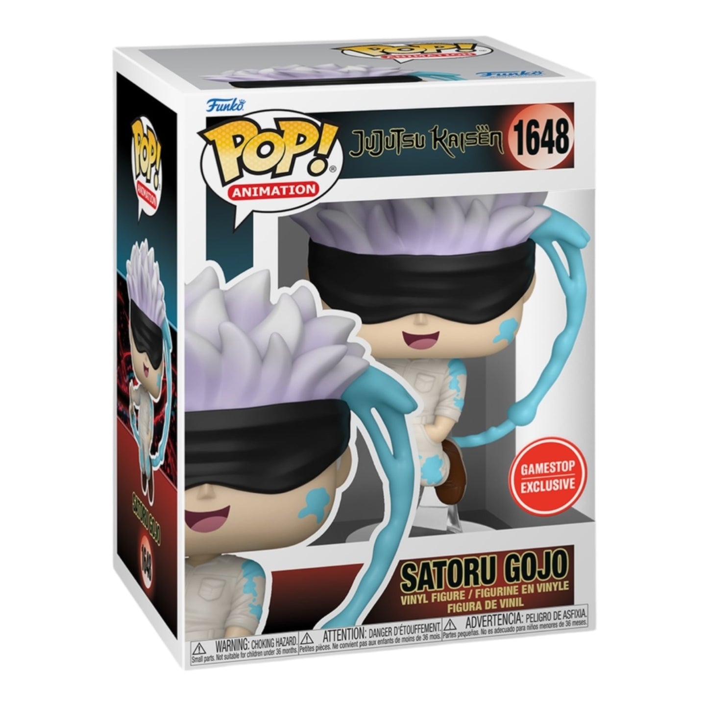 #1648 Satoru Gojo Painting GAMESTOP Jujutsu Kaisen Animation Funko Pop