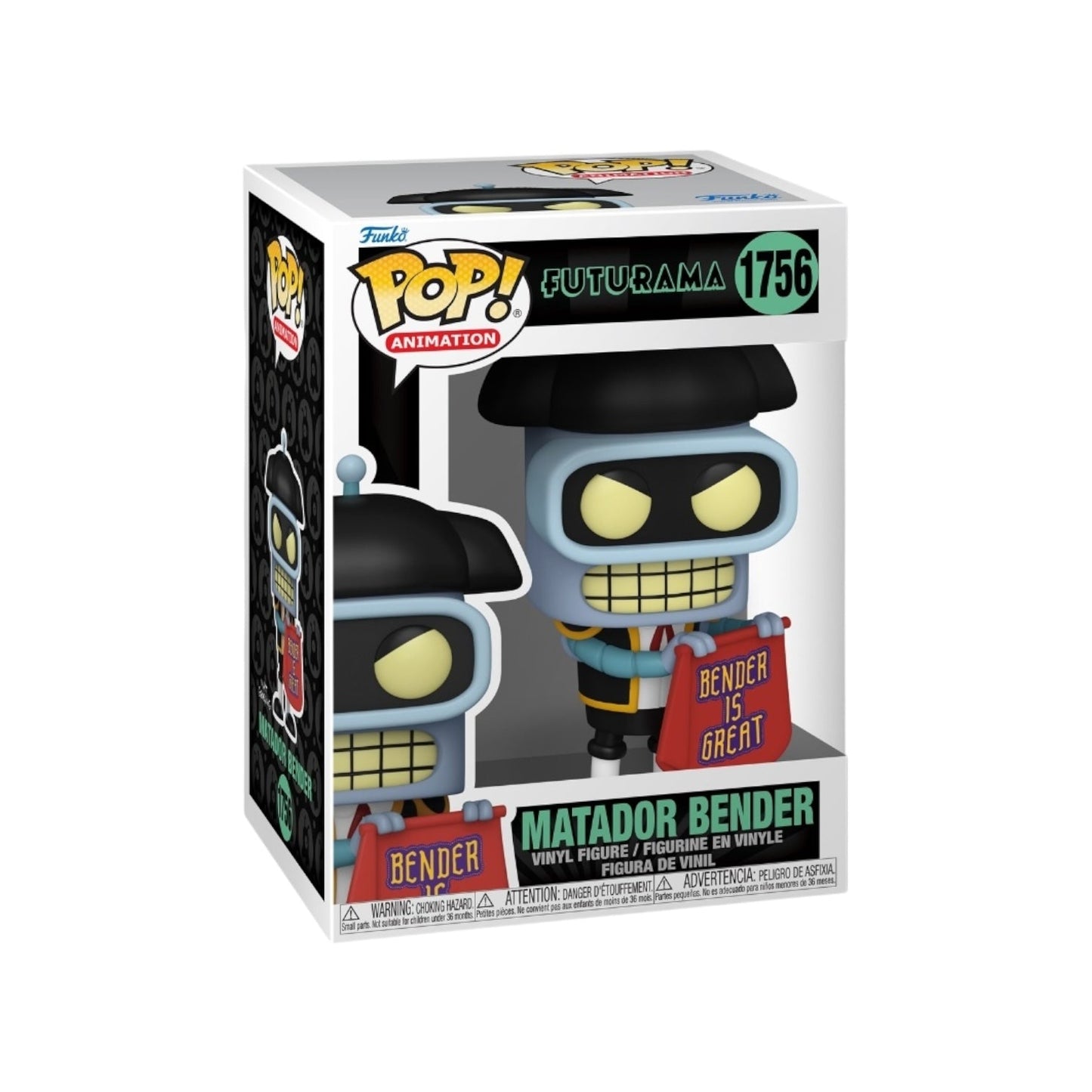 1756 Matador Bender Futurama Animation Funko Pop