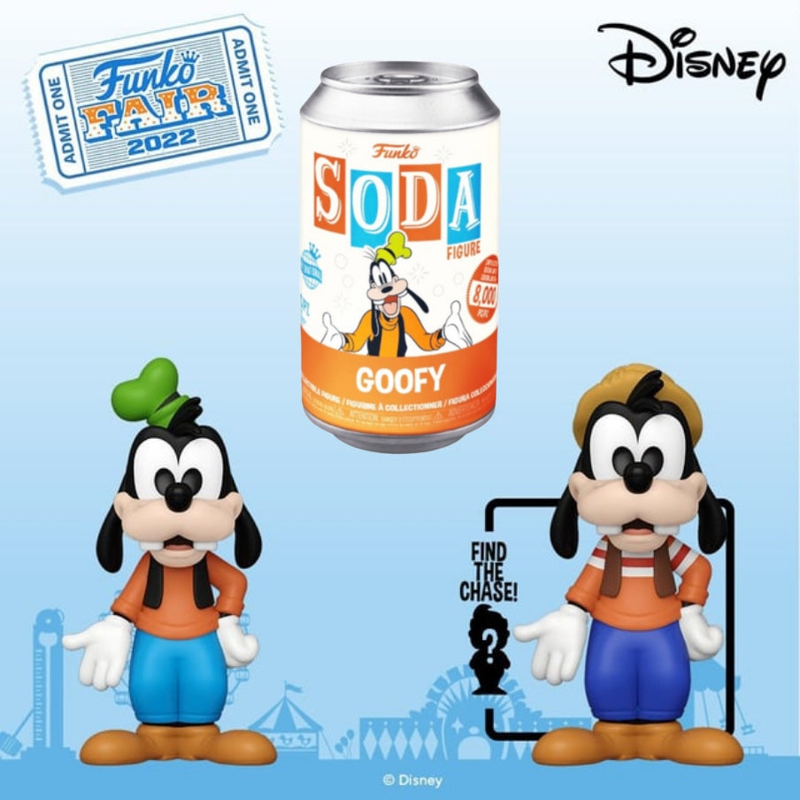 Goofy Mickey and Friends Funko Soda International 8,000 PC LE CHANCE OF CHASE! Disney