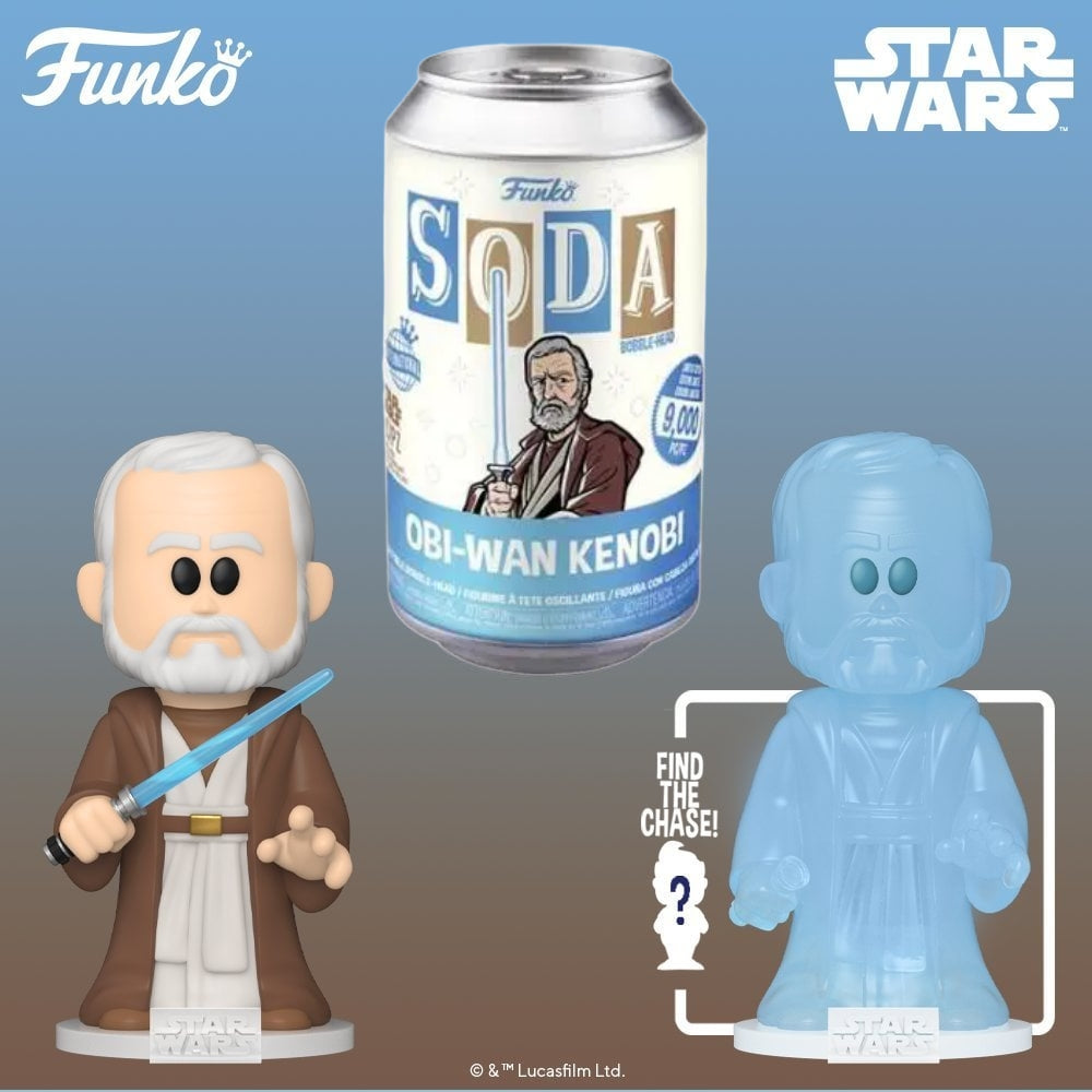 Obi-Wan Kenobi Star Wars Funko Soda International 9,000pc Chance of Chase