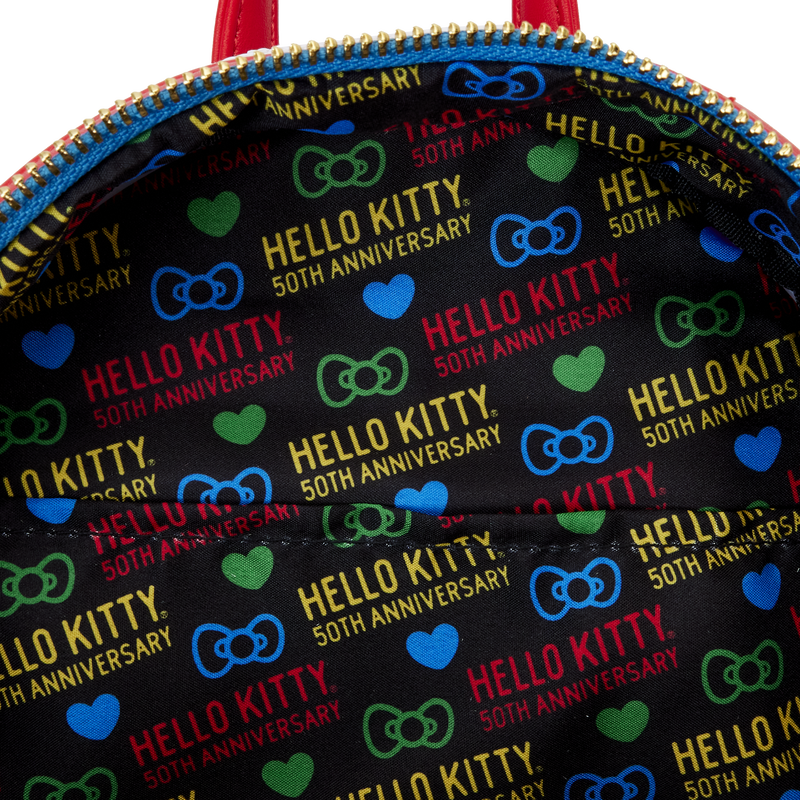 Sanrio Exclusive Hello Kitty 50th Anniversary Phone Sequin Cosplay Mini Backpack Loungefly