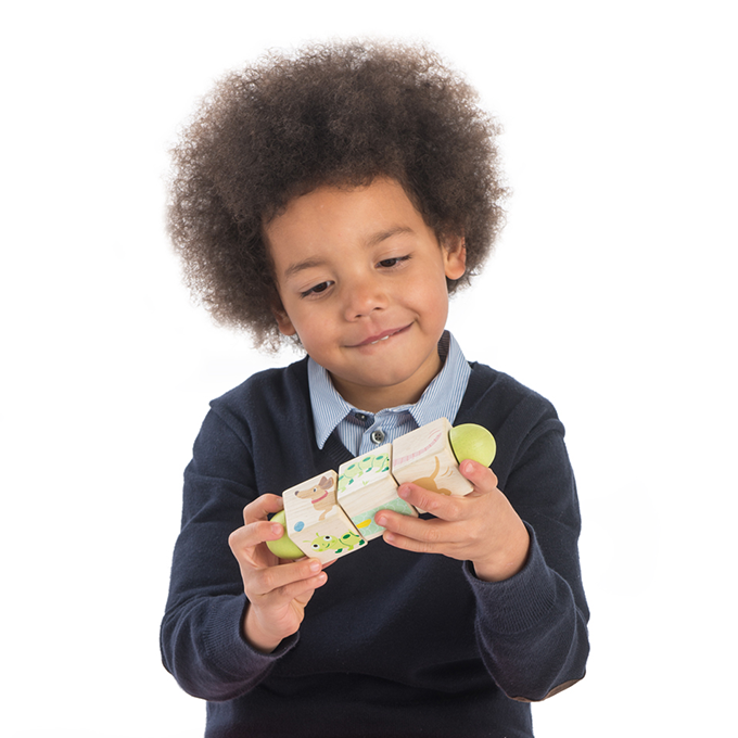 Garden Animals Twister / Twisting Cubes Tender Leaf Toys